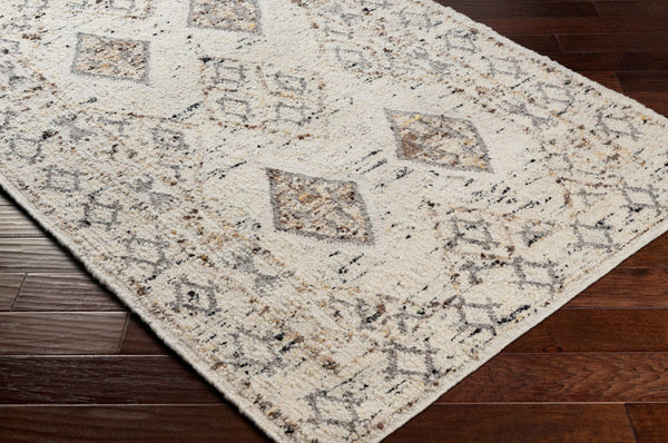 Surya Bremen 2' X 3' Handmade Area Rug - Elegant Abstract Design, Soft Wool, Global-inspired Decor Piece Cream Wool Ben2300-23