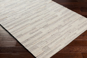 Surya Bremen 2' X 3' Handmade Area Rug - Elegant Abstract Design, Soft Wool, Global-inspired Decor Piece Cream Wool Ben2301-23