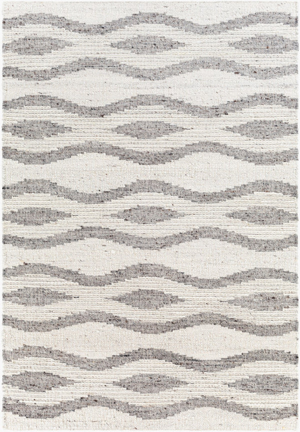 Surya Bremen 2' X 3' Handmade Area Rug - Elegant Abstract Design, Soft Wool, Global-inspired Decor Piece Cream Wool Ben2303-23