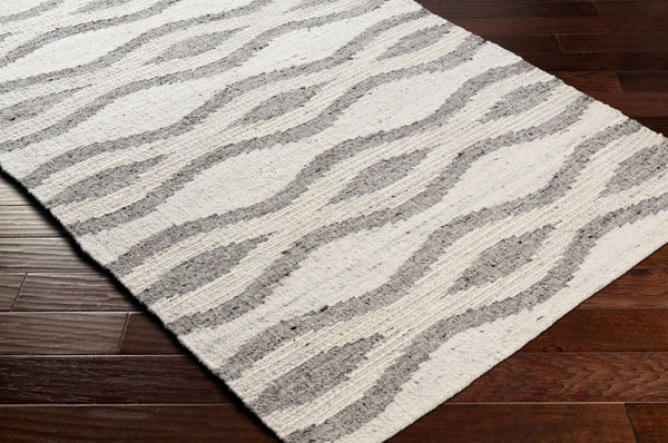 Surya Bremen 2' X 3' Handmade Area Rug - Elegant Abstract Design, Soft Wool, Global-inspired Decor Piece Cream Wool Ben2303-23