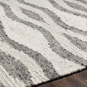 Surya Bremen 2' X 3' Handmade Area Rug - Elegant Abstract Design, Soft Wool, Global-inspired Decor Piece Cream Wool Ben2303-23