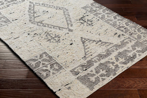 Surya Bremen 2' X 3' Handmade Area Rug - Elegant Abstract Design, Soft Wool, Global-inspired Decor Piece Cream Wool Ben2304-23
