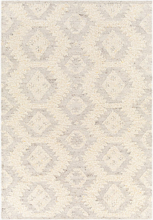 Surya Bremen 2' X 3' Handmade Area Rug - Elegant Abstract Design, Soft Wool, Global-inspired Decor Piece Cream Wool Ben2306-23