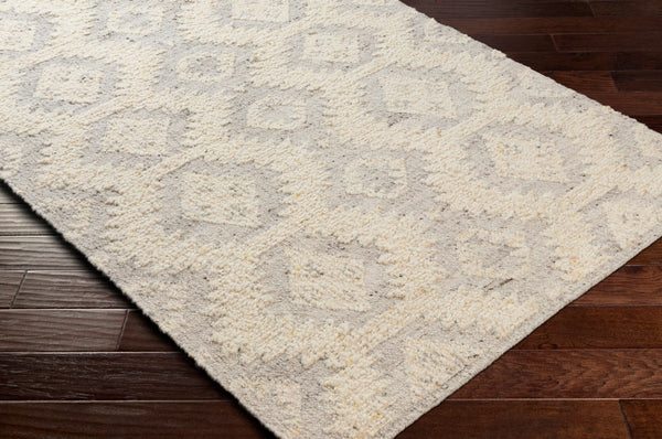 Surya Bremen 2' X 3' Handmade Area Rug - Elegant Abstract Design, Soft Wool, Global-inspired Decor Piece Cream Wool Ben2306-23