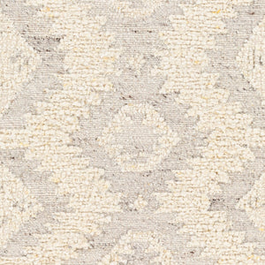 Surya Bremen 2' X 3' Handmade Area Rug - Elegant Abstract Design, Soft Wool, Global-inspired Decor Piece Cream Wool Ben2306-23