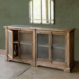 Park Hill Aged Zinc Top Whiskey Cabinet EFC06096