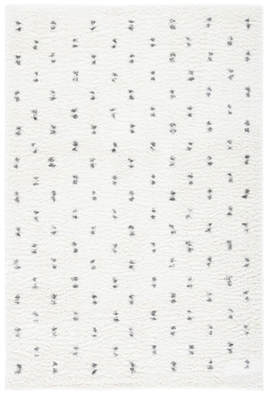 Safavieh Berber Shag Power Loomed 50% Jute, 45% Polypropylene, 5% Polyester Shag & Flokati Rug Beige / Grey BER166A-8SQ