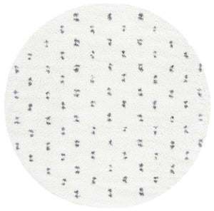 Safavieh Berber Shag Power Loomed 50% Jute, 45% Polypropylene, 5% Polyester Shag & Flokati Rug Beige / Grey BER166A-8SQ