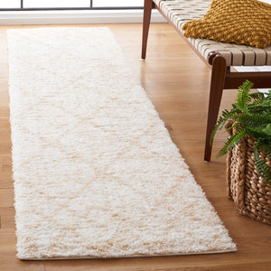 Safavieh Berber 574 Flat Weave Shag - Contemporary Rug Ivory / Beige BER574A-6