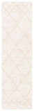 Safavieh Berber 574 Flat Weave Shag - Contemporary Rug Ivory / Beige BER574A-6