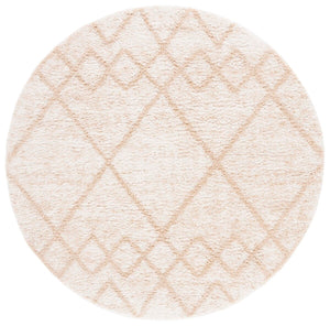 Safavieh Berber 574 Flat Weave Shag - Contemporary Rug Ivory / Beige BER574A-6