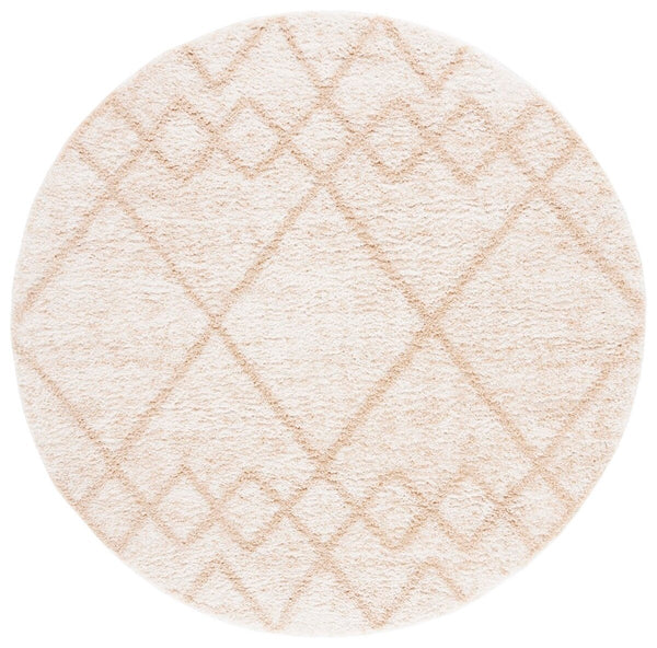 Safavieh Berber 574 Flat Weave Shag - Contemporary Rug Ivory / Beige BER574A-6