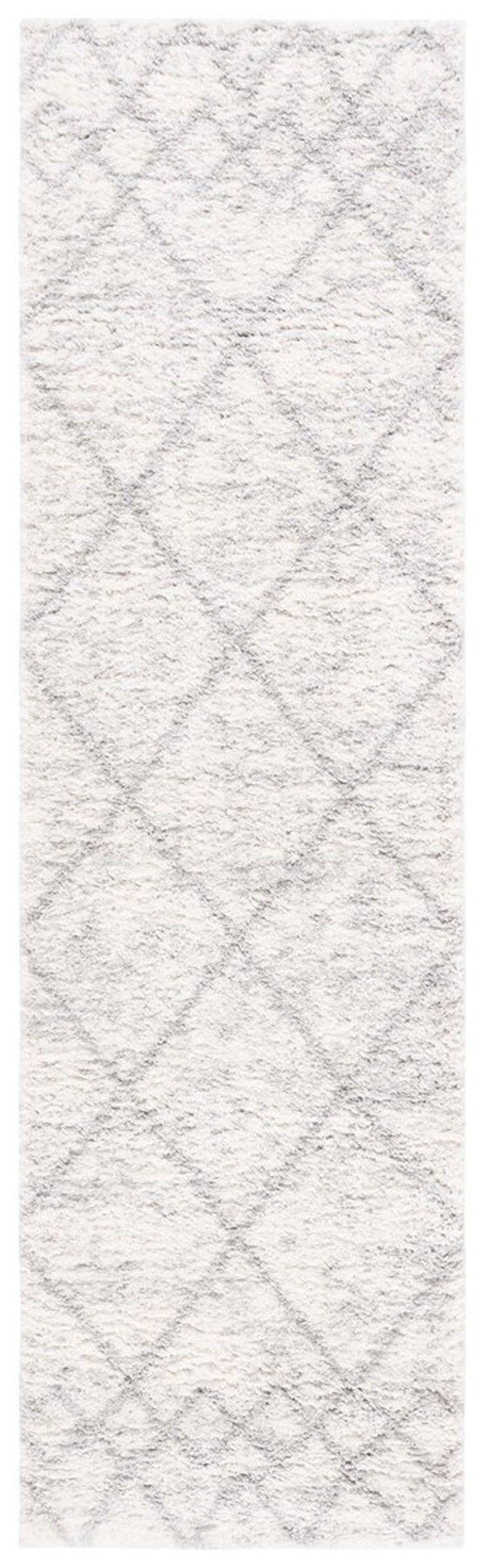 Safavieh Berber 574 Flat Weave Shag - Contemporary Rug Grey / Ivory BER574F-6