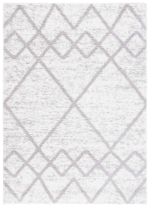 Safavieh Berber 574 Flat Weave Shag - Contemporary Rug Grey / Ivory BER574F-6