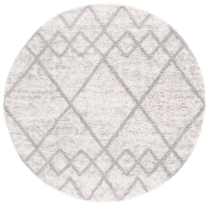 Safavieh Berber 574 Flat Weave Shag - Contemporary Rug Grey / Ivory BER574F-6