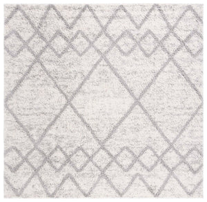 Safavieh Berber 574 Flat Weave Shag - Contemporary Rug Grey / Ivory BER574F-6