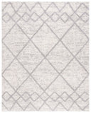 Safavieh Berber 574 Flat Weave Shag - Contemporary Rug Grey / Ivory BER574F-6