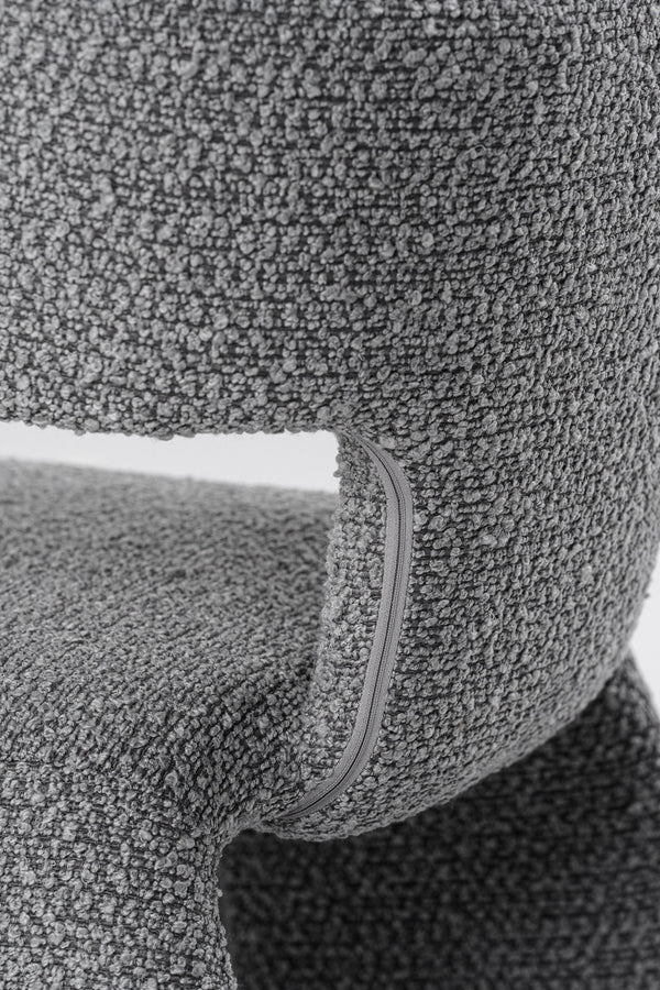 VIG Furniture Modrest Bergman - Modern Light Grey Fabric Dining Chair VGEUMC-7513CH-CODA-178