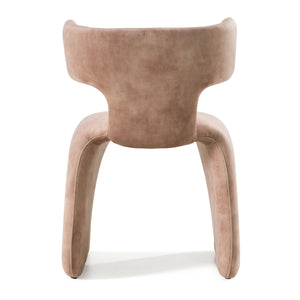 Vig Furniture Modrest Bergman - Luxurious Light Brown Velvet Dining Chair For Contemporary Elegance And Comfort Tan  Vgeu-mc-7513ch-brn
