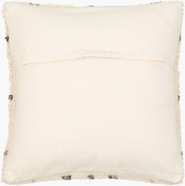 Surya Benisouk 20"L X 20"W Moroccan-inspired Accent Pillow – Stylish Cotton-wool Blend For Chic Decor Gray Wool,Cotton Bes001-2020p