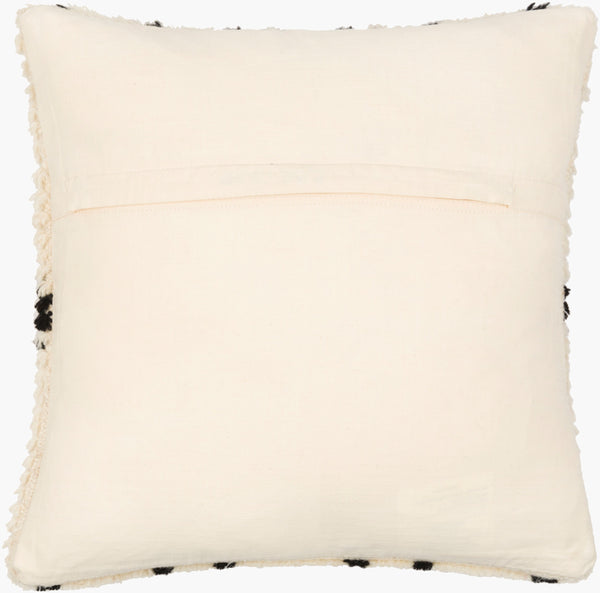 Surya Benisouk 20"L X 20"W Moroccan-inspired Accent Pillow – Stylish Cotton-wool Blend For Chic Decor Cream Wool,Cotton Bes002-2020d
