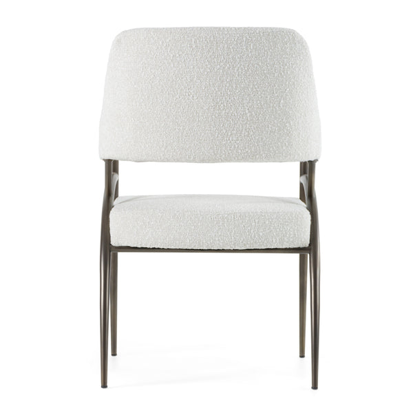 Vig Furniture Modrest Betty - Chic Off-white Fabric Dining Chair With Bronze Frame For Elegant Modern Interiors Off,White  Vgga-6264ch-1-off