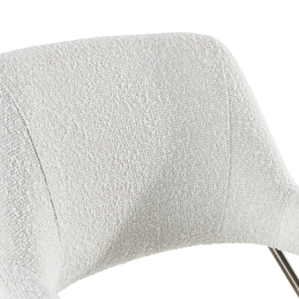 Vig Furniture Modrest Betty - Chic Off-white Fabric Dining Chair With Bronze Frame For Elegant Modern Interiors Off,White  Vgga-6264ch-1-off