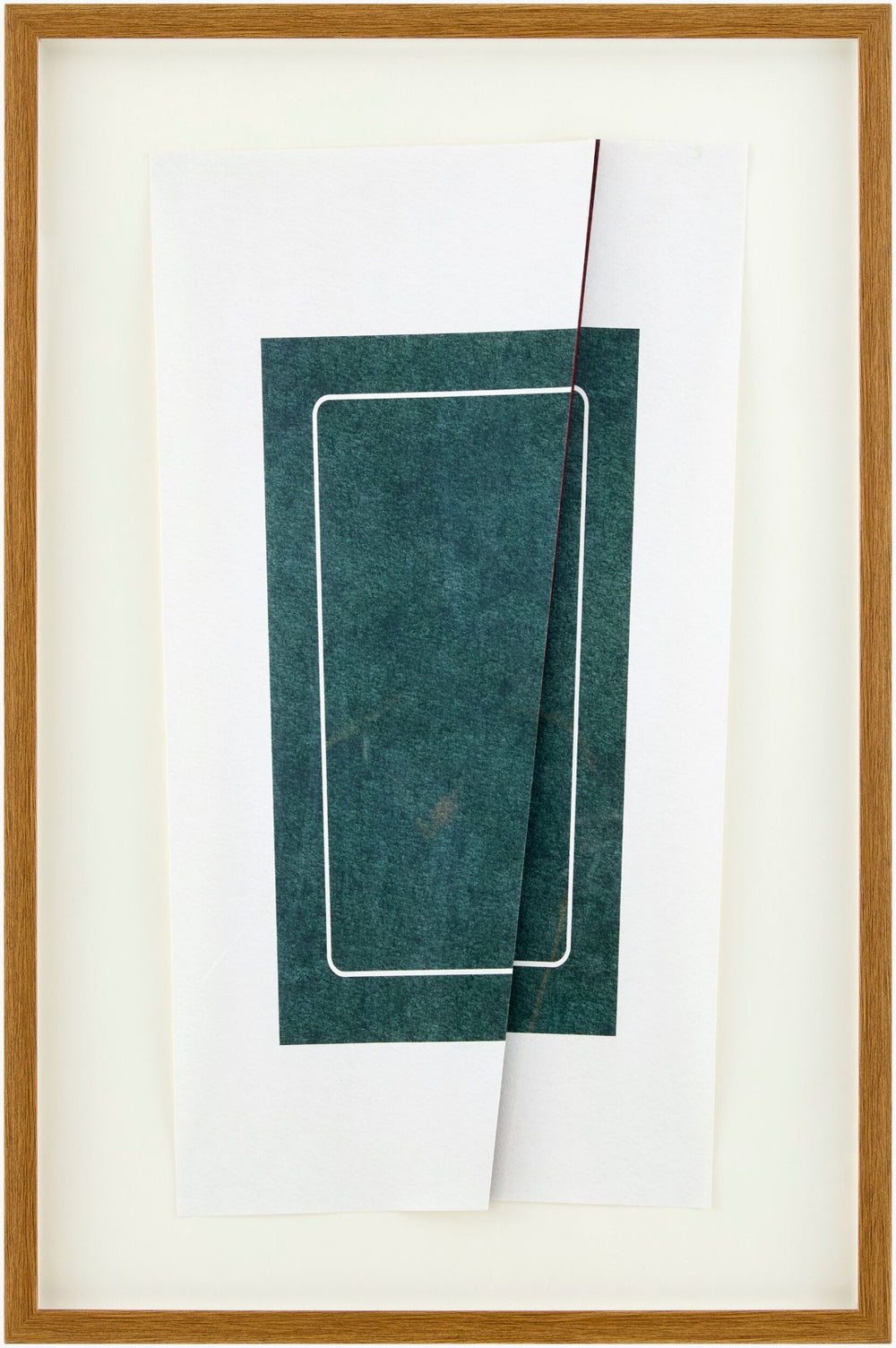 Surya Between Minimalist Framed Wall Print Slim Modern Art for Living Room or Home Office BETW005-20301