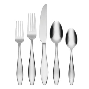 Lenox Oneida Comet 20 Piece Everyday Flatware Set, Service for 4 Metallic, STAINLESS METAL H008020A