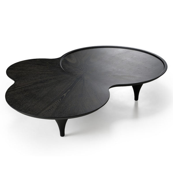 VIG Furniture Beulah Free-Form Black Ash Coffee Table W64" X D43" X H13" Sculptural Veneer, Solid Birch, Ready-Assembled VGOD-LZ-319C-BLK