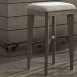 Parker House Pure Modern Dining Backless Barstool Moonstone Hardwood Solids DPUR#1030