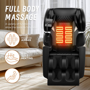English Elm 2026 Zero Gravity Massage Recliner with Full Body Airbag Heat and L Track Therapy W1875P479537