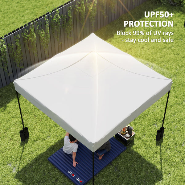 English Elm Replacement Oxford Cloth Canopy Top for 10x10 Pop up Frames with Upf50 Protection T3971P426386