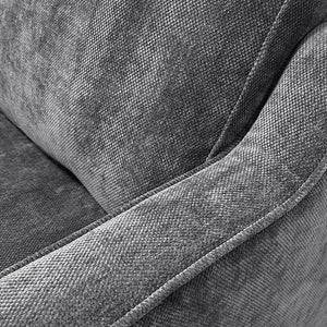 English Elm Living Room Linen Accent Chair Mid Century Modern with Tapered Wood Legs Compact Seat W5052P411380