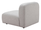 Biak Middle Chair Gray 110367 Zuo Modern