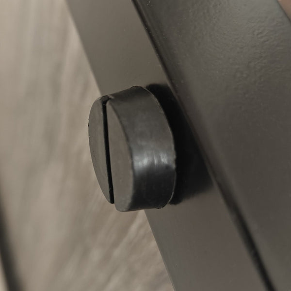 English Elm Set Of 2 Versatile Modern End Tables With Tempered Glass & Rustic Wood For Chic Living Spaces W241P246920-GIGA