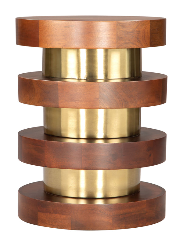 Marigot Side Table Brown 109774 Zuo Modern