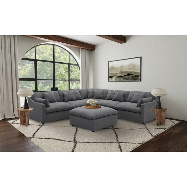 English Elm Greeley Armless Accent Chair with Performance Fabric and Foam Cushions for Modern Living B062P441446
