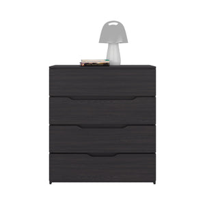 English Elm Bristol Four Drawer Dresser Rich Wenge Finish Compact Contemporary Bedroom Storage B128P485417