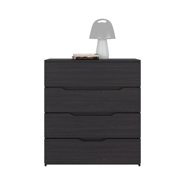 English Elm Bristol Four Drawer Dresser Rich Wenge Finish Compact Contemporary Bedroom Storage B128P485417