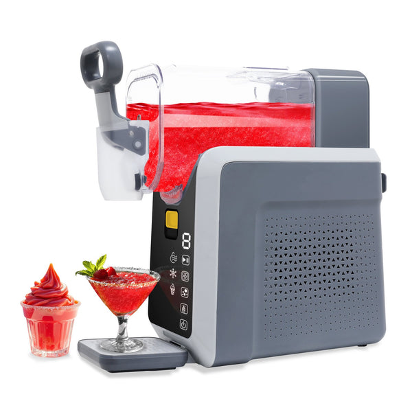 English Elm Slushie Machine with Compressor Led Display Frozen Margarita and Ice Cream Maker W2841P352642