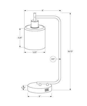 English Elm Lighting, chic globe ceramic table lamp with linen empire shade, 3-way rotary switch for adjustable ambiance Black 10 L x 8 W x 22 H B2710P220100