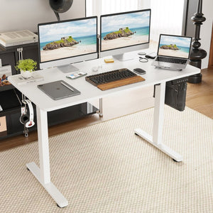 English Elm Stary Electric Standing Desk - Adjustable Height Sit-Stand Home Office Solution For Ultimate Comfort T3623P339392-GIGA
