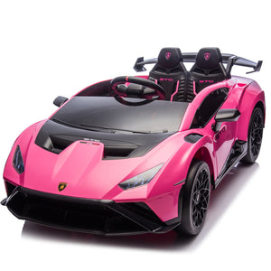 English Elm Lamborghini Huracan Sto 24v Kids Ride on Drift Car with Led Lights and Remote W1578P210770