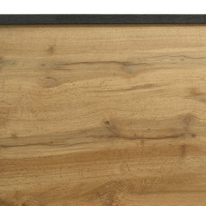 English Elm Georgina Two-tone Pine Twin Bed Farmhouse Frame with Tall Rectangular Panel Headboard B062P466869
