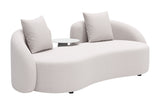 Sunny Isles Loveseat Beige 704019 Zuo Modern