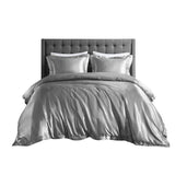 Madison Park Essentials Satin Luxury Glam/Luxury Comforter Set MPE10-1047 Grey