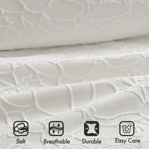 English Elm 3PCS Queen Comforter Set – Ultra-Soft Washed Microfiber Comforter with Plush Poly Fill, Cozy Luxury Bedding White 17.72 L x 15.75 W x 5.51 H B035P341100