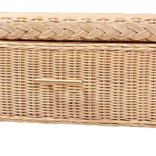 English Elm Japandi Woven Jute Hourglass Side Table Organic Texture for Modern Living Rooms B2750P467840