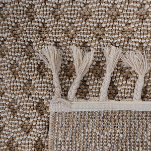 English Elm Loom Luxe Beige Medallion Area Rug - Durable, Stylish Indoor/Outdoor Runner For High-Traffic Spaces B335P289625